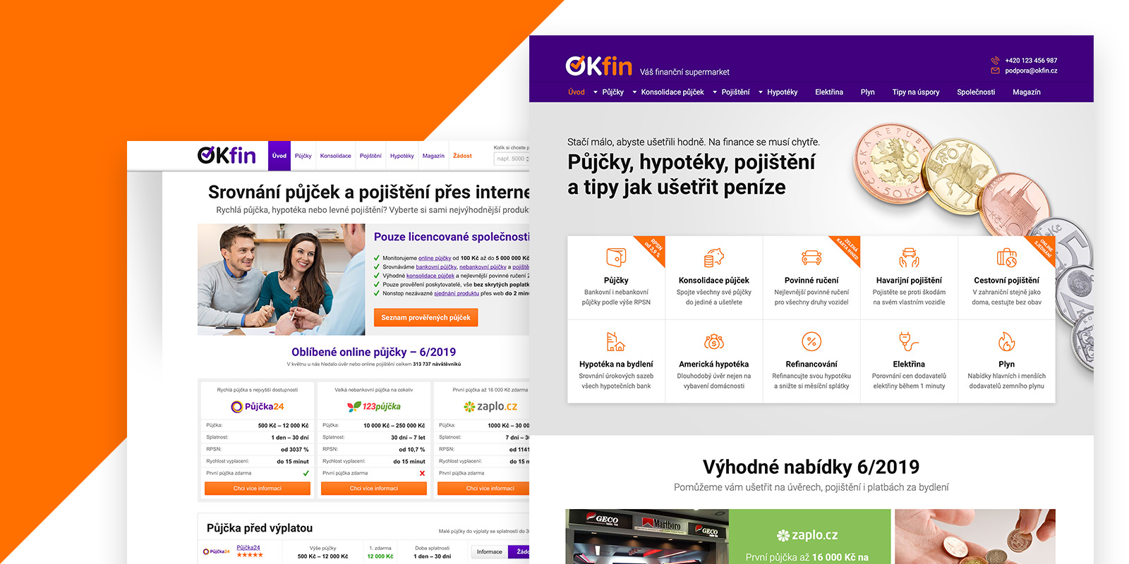 Portál OKfin.cz prošel po 5 letech kompletním redesignem. Co všechno je nové?